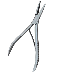 Pinzas para Extensiones de Cabello, Pinzas Planas de Acero Inoxidable para Extensiones de Cabello, Pinza de Dientes Planos para Extensiones de Cabello - Product Image 5