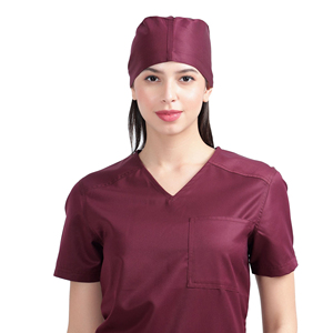 OEM Women Adjustable <b>Scrub</b> <b>Cap</b> Surgical Medical Nurse Hat Breathable Cotton Hospital Headwear Custom Logo <b>Cap</b> Supplier - Product Image 1