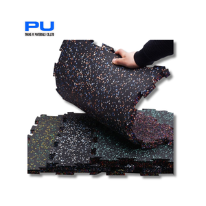 High Density SBR EPDM Interlocking <b>Rubber</b> Tiles for Outdoor Gym and Fitness <b>Flooring</b> - Product Image 5