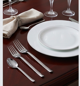 Ensemble de couverts en argent de qualité supérieure, élégants, en acier inoxydable, durables, parfaits pour la maison, les mariages, la cuisine, la salle à manger. - Product Image 4