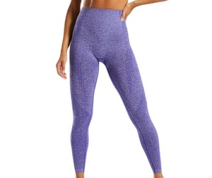 Leggings décontractés pour femmes à taille mi-haute, respirants, durables, sans coutures, en spandex et polyester tricoté, avec impression personnalisée – Meilleures ventes - Product Image 1