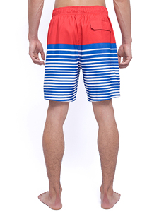 Men's Sublimated Swim Trunks Quick Dry Summer Fashion Sublimated Swim Beach Shorts with Mesh Lining - Product Image 3