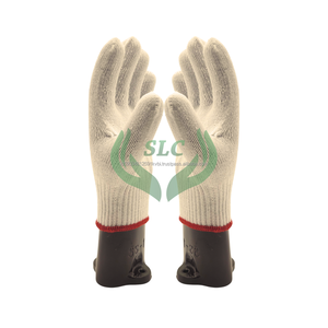 Guantes de trabajo de algodón de punto duraderos de Indonesia con características de seguridad mejoradas para Uso General industrial y de construcción - Product Image 1