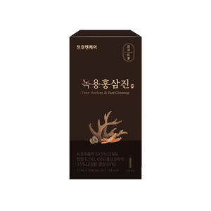 [ChunhoNcare] Barra de Antler de Ciervo con Ginseng Rojo Coreano, 30 Sobres, Bebida Líquida Saludable de Ginseng Panax de 6 Años - Product Image 1