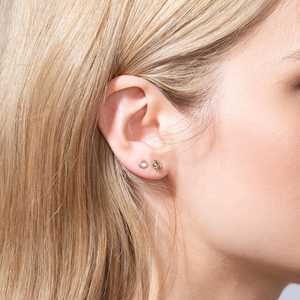 Minimalist Marquise Cut Lab Grown Diamond IGI Certified 14K/18K Solid Gold 925 <b>Silver</b> Claw Prong Set Wedding Everyday <b>Stud</b> - Product Image 2
