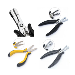 Best Quality Hair Extension Tool Stainless Steel In Affordable Price Online Sale Salon Hair Extensions Tools <b>Pliers</b> <b>Set</b> - Product Image 6