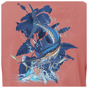 T-shirt de pêche unisexe à manches longues, col rond, confortable, sur mesure, grande taille, imperméable, séchage rapide, UPF 50, en tissu épais par sublimation - Product Image 6