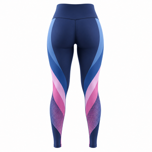 Leggings respirants antibactériens taille haute en polyester/coton pour femmes, fabrication OEM ODM, export mondial, course à pied et fitness - Product Image 2