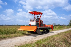 HOGICO 80VN High Efficiency Turbo Rubber Crawler Tractor New for 80HP Engine Highly Fuel Saving <b>Cultivation</b> Gearbox Bearing - Product Image 2