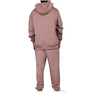 Conjunto Deportivo de Invierno para Hombre, Talla Grande, Sudadera con Capucha y Pantalones, Unisex, Informal, para Correr, Transpirable, de Poliéster/Algodón - Product Image 4