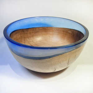 Ensemble de bols de service en bois naturel fabriqués à la main de haute qualité bols en noyer à salade sculptés hautement personnalisés pour la maison pour Carton indien - Product Image 3