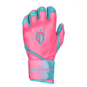 Guantes de Béisbol de Cuero Rosa y Cian con Cuero CABRETTA de Primera Calidad, 100% Cuero, 0.09 mm de Grosor, Ligeros y Duraderos - Product Image 4
