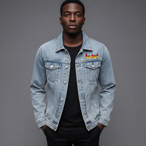 OEM Premium Quality Custom Classic Vintage Casual <b>Denim</b> <b>Jacket</b> Winter Casual Wear Windproof Button up Washed <b>Man</b> <b>Denim</b> <b>Jacket</b> - Product Image 4