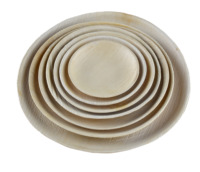 Assiette de service profonde en feuille de palmier Areca, 10 pouces, écologique, biodégradable, jetable, qualité supérieure, sans BPA, qualité alimentaire