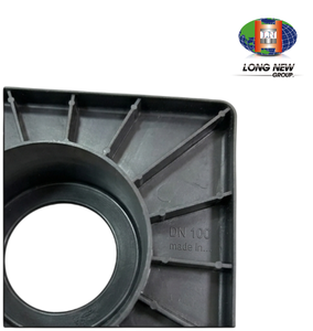 Soporte de Montaje para Tuberías de Plástico ABS/PP/PC Personalizado LONGNEW |   Placa Base Cuadrada Moldeada por Inyección con Brida - Product Image 5