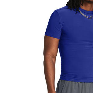Camiseta de Compresión Aerodinámica para Hombre, Cuello Redondo, Manga Corta Raglán, Secado Rápido, Poliéster, Ajustada al Cuerpo, Capa Base para Entrenamiento, Personalizable al por Mayor - Product Image 5