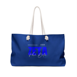 1920 ZPB Weekender <b>Bag</b> Sorority Travel Tote <b>Large</b> Capacity Overnight Carryall <b>Beach</b> Gym <b>Bag</b> Greek Life Gift <b>Bag</b> - Product Image 2