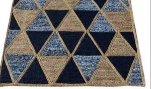 Tapis et moquettes tressés modernes en jute et coton, fabriqués à la machine, pour salon - Écologiques et adaptés aux animaux domestiques - Product Image 2