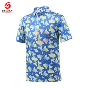 เสื้อเชิ้ตแขนสั้นผู้ชาย ผ้าโพลีเอสเตอร์ถัก สีพื้น เป็นมิตรกับสิ่งแวดล้อม ปรับแต่งลายพิมพ์ได้ คุณภาพสูง สไตล์ลำลอง - Product Image 1