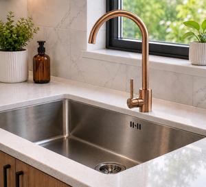 Professional PVD <b>Titanium</b> Bronze Coating Services for Kitchen Faucets with Elegant Surface Finish and Superior Durability - Product Image 1