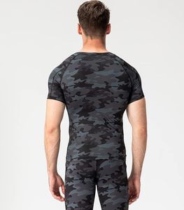 <b>Men's</b> Compression Shirts Short Sleeve Workout Gym T-Shirt Running Tops Cool Dry Sports <b>Base</b> <b>Layer</b> Athletic Undershirts - Product Image 3