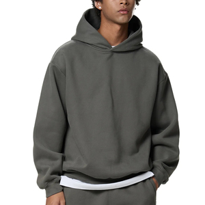 เสื้อฮู้ดดี้ดีไซน์ Crop Design พร้อมโลโก้สั่งทำ ผ้าฟลีซ 350GSM ทรงบ็อกซี่ ไม่มีกระเป๋า - Product Image 3