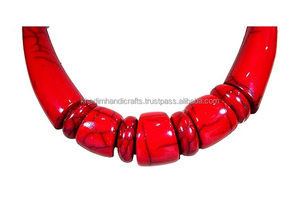 "Collar de resina hecho a mano seductor, joyería llamativa que gira la cabeza con características cautivadoras | Perfecto para mejoras de moda - Product Image 5