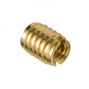 High Precision Brass Self Tapping <b>Inserts</b> with Corrosion Resistant Finish for Durable <b>Thread</b> Connections - Product Image 5