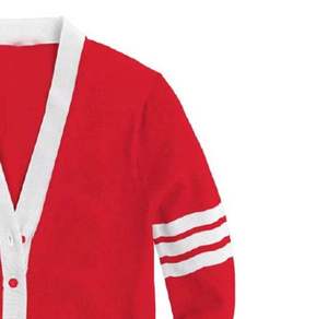 Personnaliser les logos sur des pulls à col en V de haute qualité pour les sororités/fraternités/écoles/collèges/universités, logos brodés sur des cardigans en tricot - Product Image 3