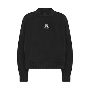 เสื้อสเวตเชิ้ตถักแบบครอปพรีเมียม แฟชั่นคอกลม เนื้อผ้านุ่มสบาย ออกแบบได้ตามสั่ง ผลิตจำนวนมากจากโรงงานเสื้อผ้า - Product Image 1