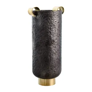 Florero Moderno Hecho a Mano de Aluminio, Elegante Soporte Floral para Mesa de Centro, Mesa de Comedor, Dormitorio, Sala de Estar y Decoración - Product Image 1