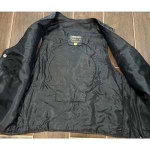 Chaleco de Cuero Genuino para Hombre, Estilo Patchwork, con Parche de Motocicleta Wild Horse Desert MC, Chaqueta sin Mangas Estilo Western - Product Image 6