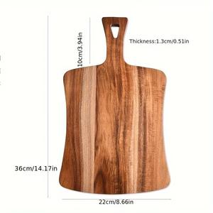 Premium Chopping Board with Ergonomic Handle Smooth <b>Knife</b> Safe Surface Ideal for Cutting Serving Display and Kitchen Use - Product Image 6