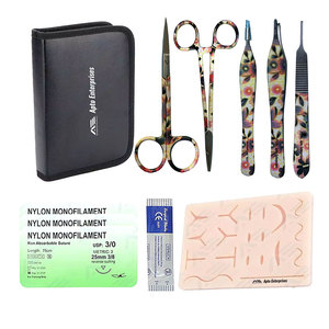 Complete <b>Suture</b> Practice <b>Kit</b> Surgical Training <b>Kit</b> Essential <b>Sutur</b> <b>Kit</b> Medic Instrument Surgical Premium Quality Stainless Steel - Product Image 1