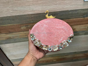 Luxury High-End Handmade Resin Hand-painted Angel Clutch Bag Designer Purse for Bridesmaids Parties <b>Prom</b> or Formal Occasions - Product Image 6