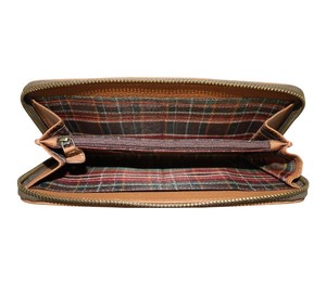 Elegant Handmade Leather <b>Wallet</b> for Women <b>RFID</b> Blocking Long Purse Secure Zip Closure Multi Card Slots Stylish Durable Design - Product Image 2