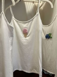 Premium Handmade Embroidery Beaded Tank Top with Detailed <b>Thread</b> Embroidery and Decorative <b>Beads</b> for Women’s Clothing - Product Image 1
