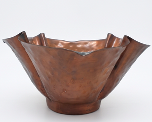 Tazón de madera hecho a mano con diseño tradicional chino, textura martillada, tamaño mediano, para servir comida y uso doméstico. - Product Image 1