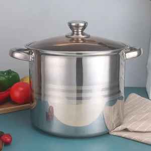 Olla de Cocina de Acero Inoxidable con Revestimiento Antiadherente de Granito, Asas de Acero Inoxidable, Apta para Inducción y Lavavajillas - Product Image 4