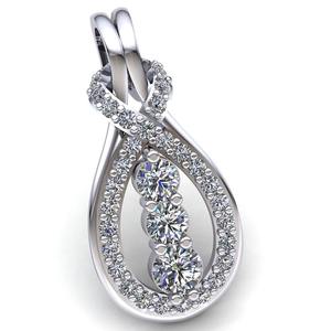 Pendentif en argent plaqué or 24 carats avec diamant taille brillant serti en canal, style classique, pour homme, usage quotidien et festivals, vente en gros - Product Image 6