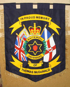 Drapeau de fanfare brodé sur mesure en gros, bannière de défilé, drapeaux suspendus - Product Image 2