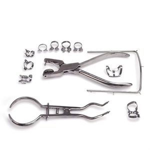 Juego de Diques de Goma Manuales de Alta Calidad, Material de Acero Inoxidable, Certificado CE, Instrumentos Quirúrgicos Dentales Reutilizables de Primera Calidad - Product Image 4
