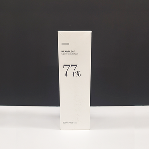 Tónico Vegano HEARTLEAF 77% 500ml, Cosméticos Coreanos Libres de Crueldad Animal, Cuidado de la Piel Calmante e Hidratante - Product Image 2