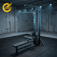 Machine à câble réglable professionnelle pour exercices de traction haut/bas, double pulley latérale, pour entraînement des bras, des épaules et du dos