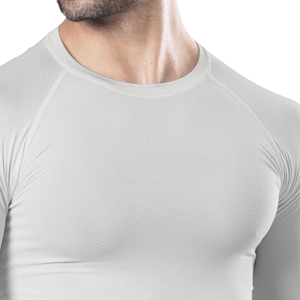 Camiseta de Compresión Deportiva para Hombre, Manga Corta, Cuello Redondo, Transpirable, Secado Rápido, Ajuste Delgado, Tejido Deportivo de Poliéster y Spandex, para Gimnasio 2026 - Product Image 3