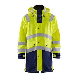 Chaquetas de Trabajo Multibolsillos Ripstop para Otoño/Invierno, con Franjas Reflectantes de Alta Visibilidad, Chaqueta de Trabajo Personalizada con Logotipo para Mecánicos, para Hombre - Product Image 5
