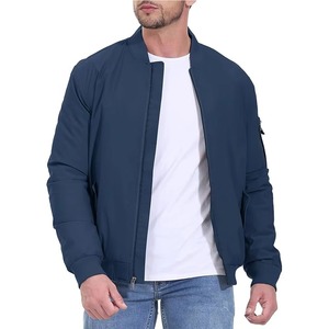<b>Men's</b> <b>Lightweight</b> Baseball Bomber <b>Jacket</b> Spring & Fall Casual Thin <b>Jacket</b>, Full-Zip Sportswear Coat <b>jacket</b> for <b>men</b> patchwork - Product Image 1