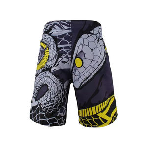 Shorts de MMA para Hombre al por Mayor, Ligeros, para Gimnasio, Personalizados, para Entrenamiento de Artes Marciales, Deportivos, de Poliéster, Corte Regular, 140g - Product Image 2