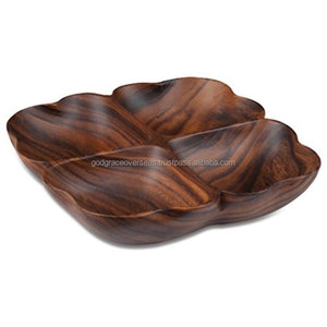 Bandeja de Madera Cuadrada Grande al por Mayor con Asas para Uso en Cocina, Hoteles y Restaurantes, Marca God Grace Overseas, Origen India - Product Image 6