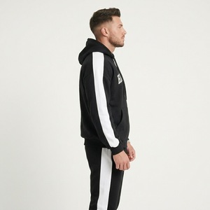 Sweat à capuche oversize élégant et formel pour homme, en molleton 100 % coton 350 g/m² de haute qualité, avec fermeture éclair et impression par transfert thermique, idéal pour l'hiver - Product Image 2